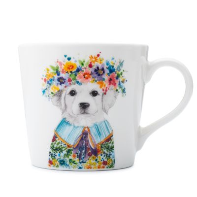 Mikasa Puppy Print Mug