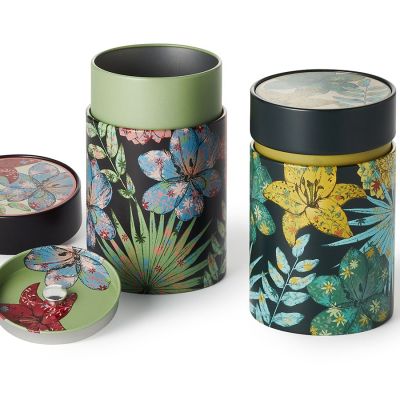 Rustic Flower Tin