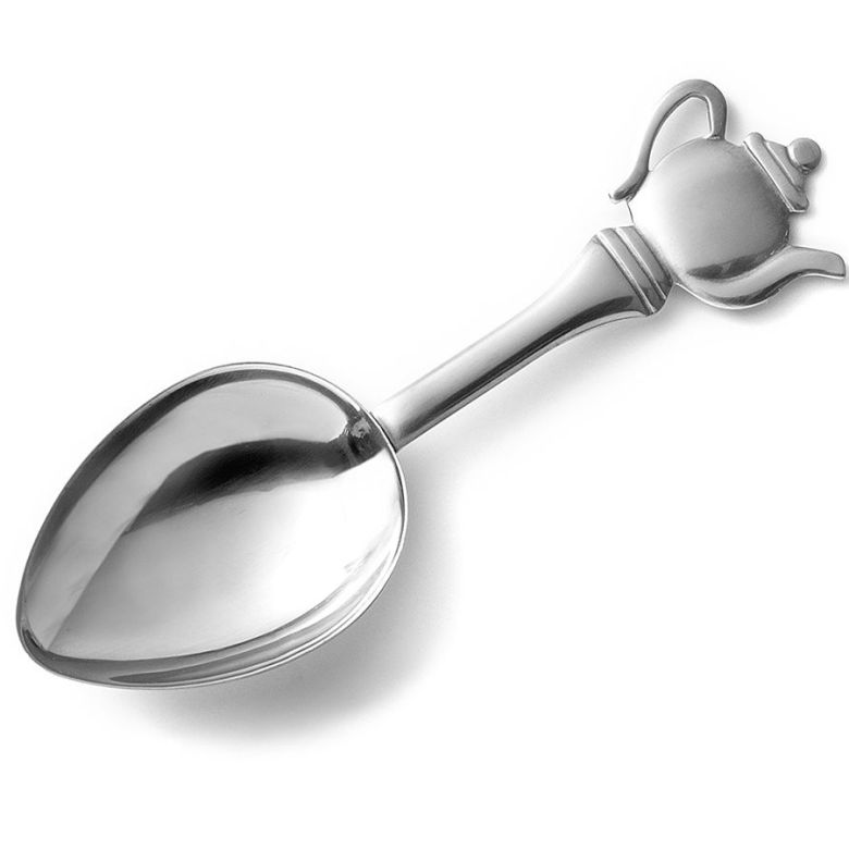 Stainless Steel Tea Scoop - Teapot Design